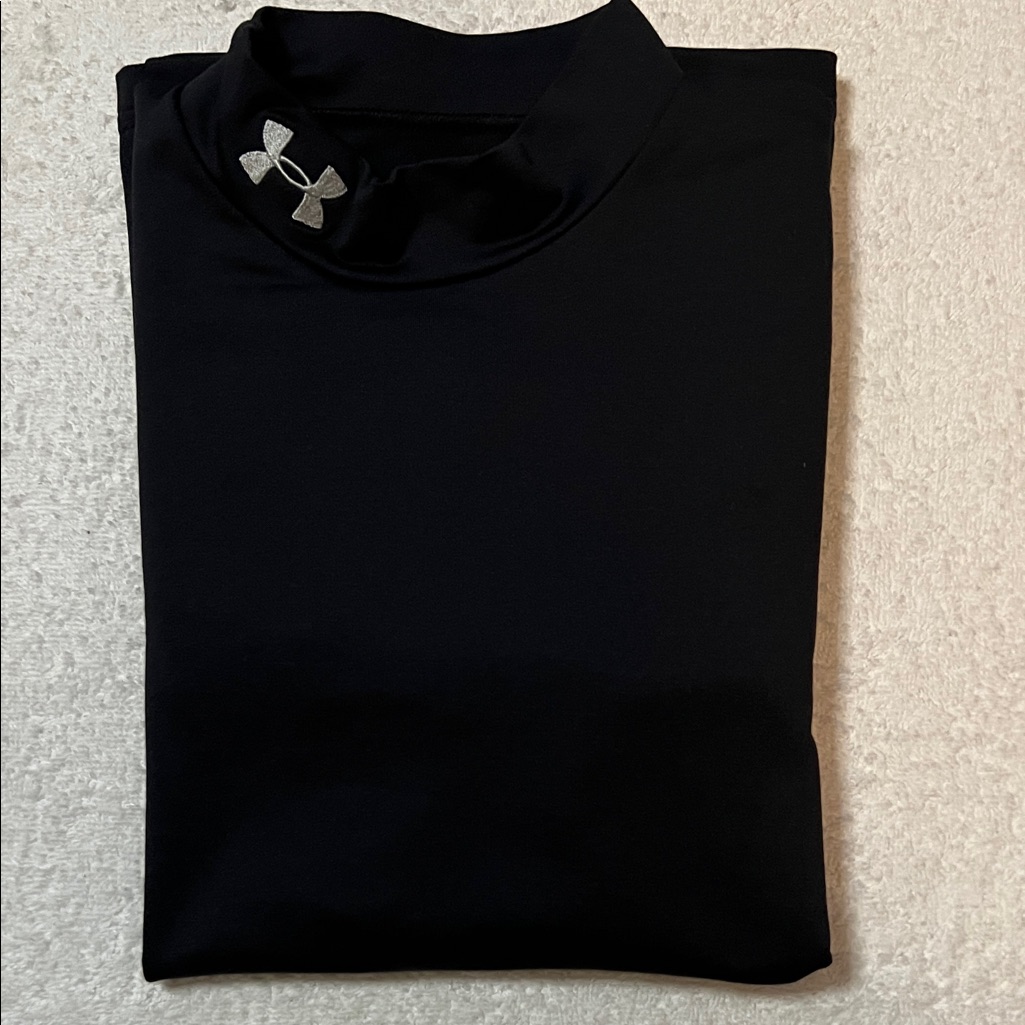 Under Armour Youth Large Fitted Coupe Ajustee, Black, Ylg